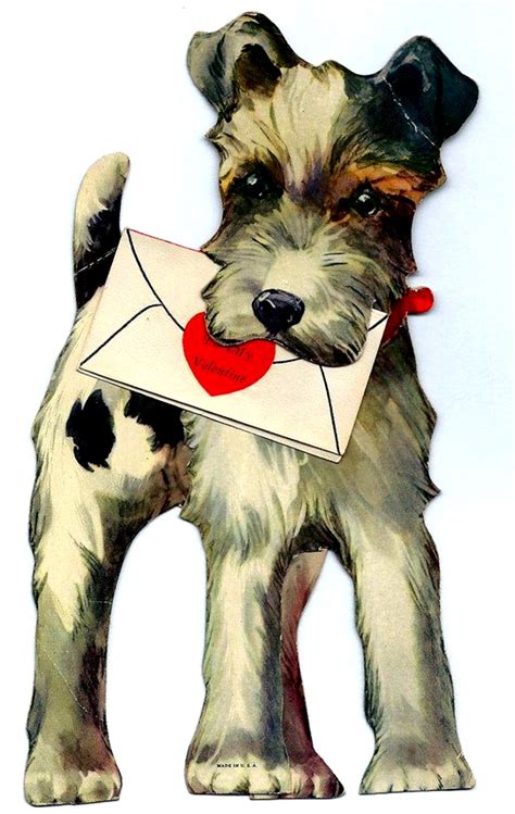 Vintage Dog Postcards And Ephemera