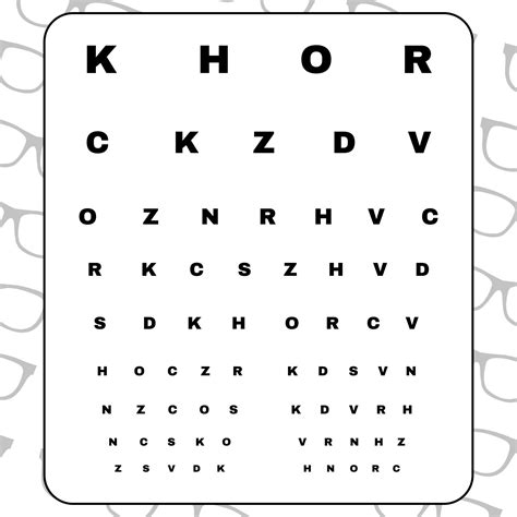 10 Best Free Printable Preschool Eye Charts Eye Chart Eye Chart