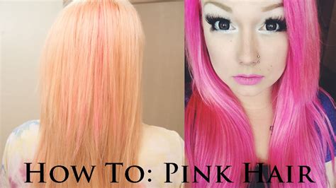 How To: Pink Hair | Pravana Locked In Pink - YouTube