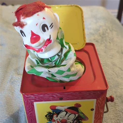 Mattel Toys Vintage 961 Matty Mattel Clown Jack In The Box Toy