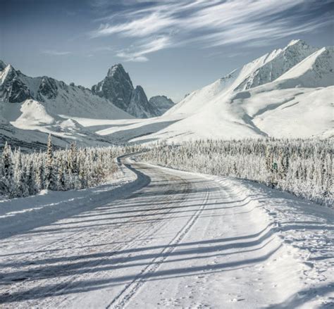 Snowy Mountain Road Stock Photos Pictures And Royalty Free Images Istock