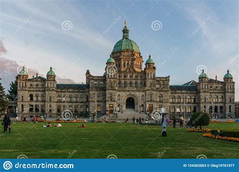 Victoria Canada July 13 2019 Parliament Building In The City