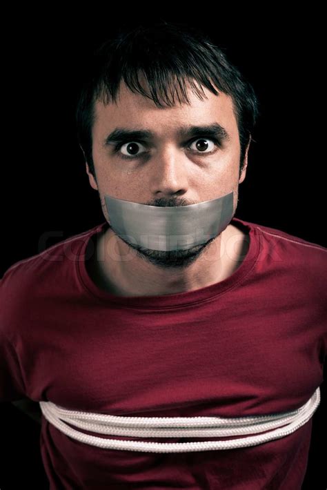 Kidnapped Man Hostage Stock Image Colourbox