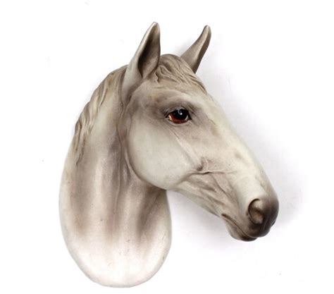 Sale Norcrest Porcelain Horse Head Bust Beautiful Realistic