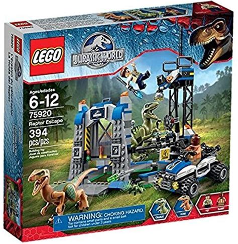 Lego Jurassic World La Huida Del Raptor Amazon Es Juguetes