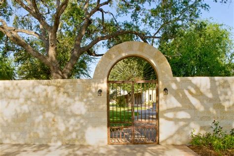 Rustic Hacienda Style Texas Ranch Southwestern Exterior Houston