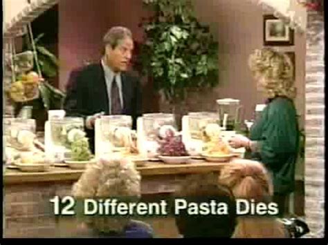 Just don't forget the glh hair cleanser! Ron Popeil Pasta Maker - Infomercial - Part 1 - YouTube