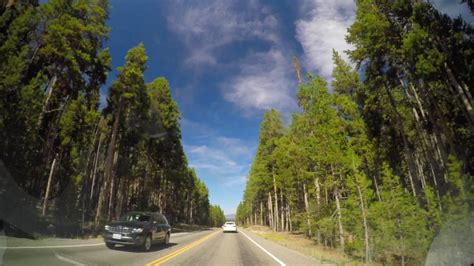 Driving Through Yellowstone National Park 4k Dashcam Hyperlapse Youtube