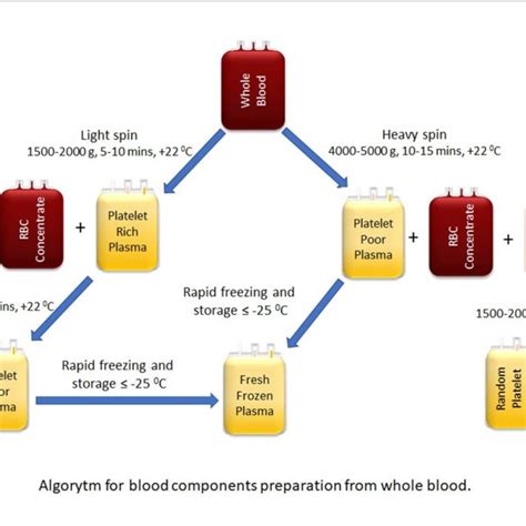 Separation Of Blood Components From The Whole Blood By Download