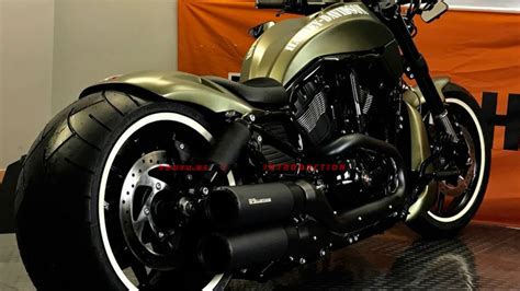 New Harley Davidson V Rod Olive By 69customs Harley Davidson Night