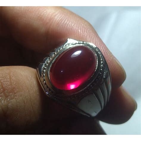 Jual Batu Cincin Merah Siam Istimewa Quality Shopee Indonesia