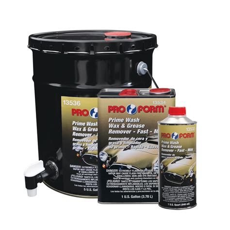 Prime Wash Wax And Grease Remover Fast Mild Pro Form