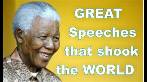 Nelson Mandela Great Speeches Youtube