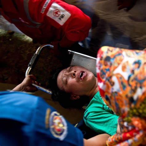 Relatives Overcome With Grief And Anger As Bodies Found From Airasia