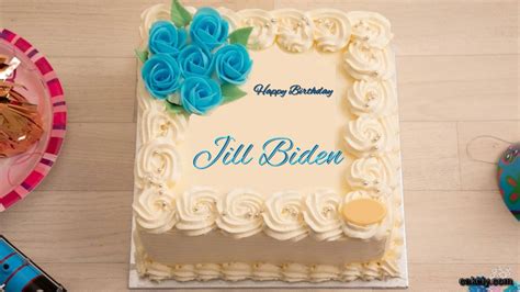 🎂 Happy Birthday Jill Biden Cakes 🍰 Instant Free Download