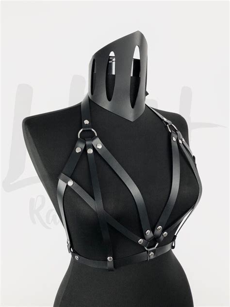 Leather Harness Body Harness Chest Harness Leather Top Leather Belt