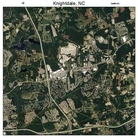 Aerial Photography Map Of Knightdale Nc North Carolina