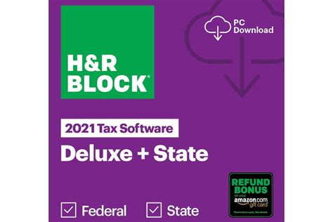File Your Taxes On Time With Handr Block Deluxe And State For 33 Pcworld