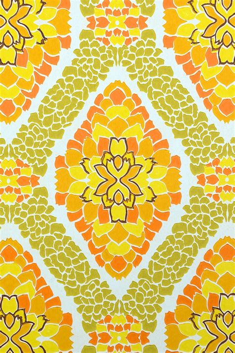 Free Download Vintage Orange Geometric Wallpaper 682x1024 For Your