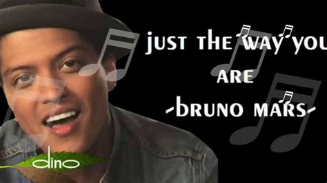 Bruno Mars Just The Way You Are Letras Tradução