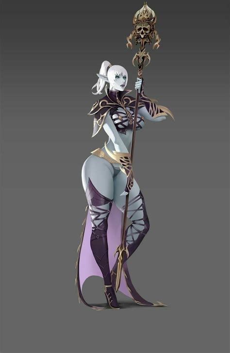 Thicc Sexy Elf Mage 💓 Fantasy Female Warrior Female Elf Elf Art