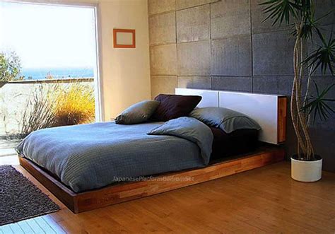 Japanese platform bedroom storage