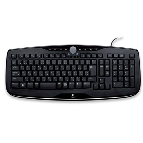 Klávesnica Logitech Media Keyboard 600 Black Us Usb Vypredaj