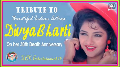Tribute To Beautiful Actress Divya Bharti On Her 30th Death Anniversary Youtube