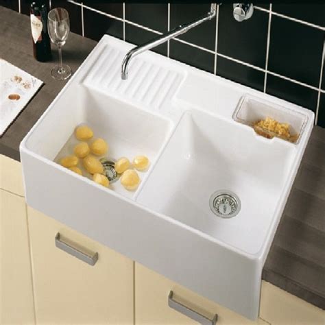 Villeroy And Boch Butler 90 Double Bowl Ceramic Kitchen Sink