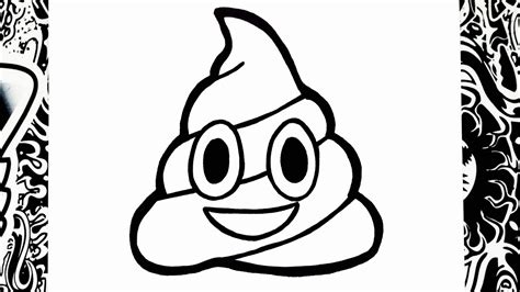 Como Dibujar Un Emoji De Popo How To Draw Poop Emoji Youtube