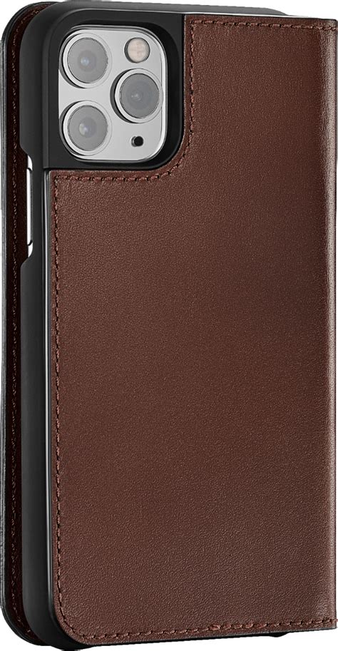 Best Buy Platinum Leather Folio Case For Apple Iphone 11 Pro