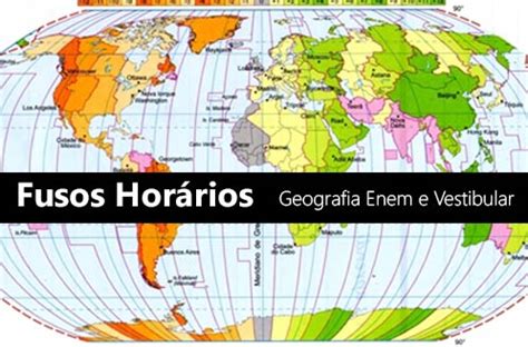 Fusos horários Revisão completa de Geografia Enem Encceja