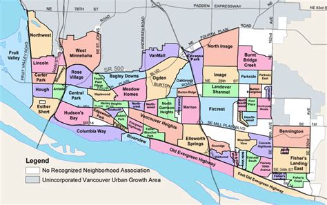 Neighborhoods City Of Vancouver Washington