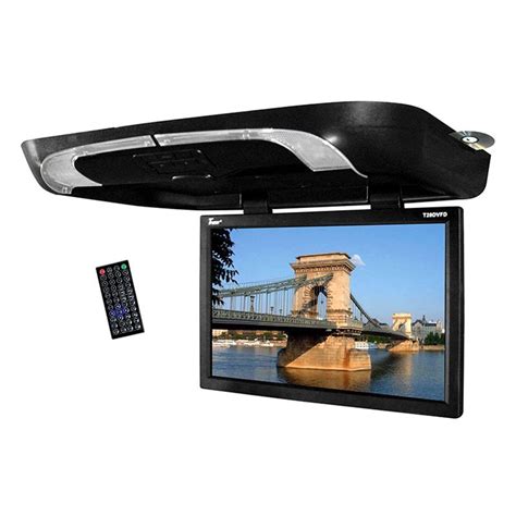 Tview® T20dvfdbk 20 Black Flip Down Tft Monitor With Built In Dvd Player