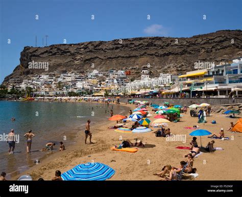 Playa De Mogan Puerto De Mogan Gran Canaria Canary Islands Spain