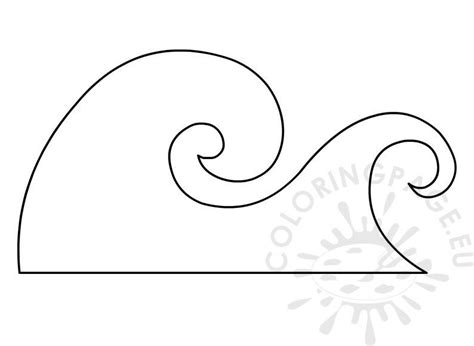 Free Printable Ocean Wave Template Printable Templates