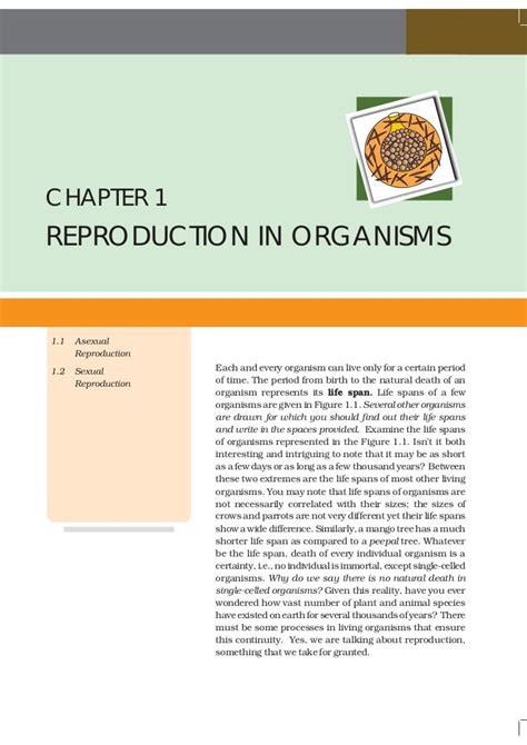 Cbse Class 12 Biology Chapter 1 Reproduction In Organ