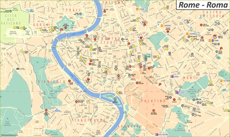 Rome Map Italy Maps Of Rome Roma