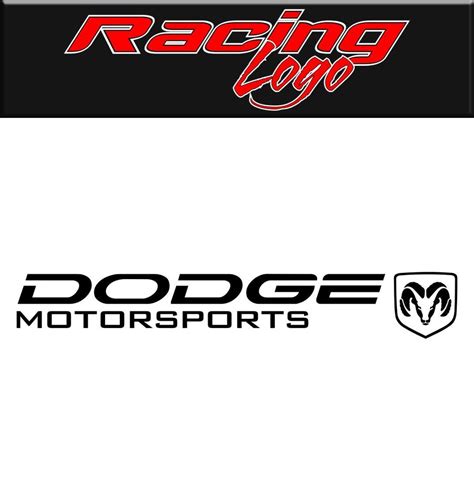 Dodge Motorsports Racing Decal North 49 Decals
