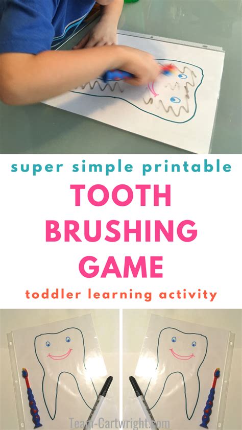 Preschool Tooth Brushing Activities Team Cartwright Toddler