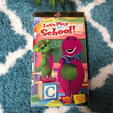 Barney Home Videos Other Barney Lets Play School Vhs Home Movie