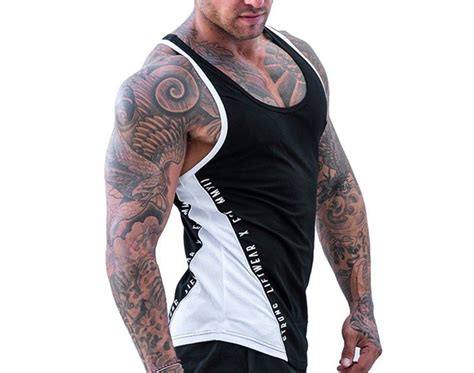 On Sale Men Bodybuilding Tank Top Gyms Workout Fitness Cotton Sleeveless Shirt Crossfit Clothing