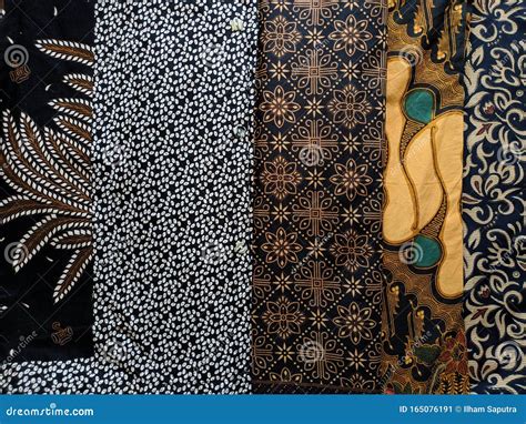 The Beautiful Of Art Indonesian Batik Pattern Stock Image Image Of