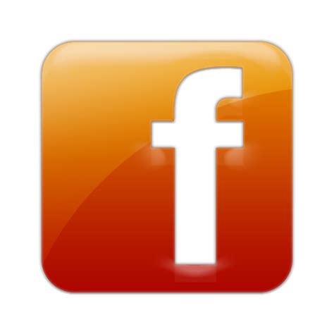 Download High Quality Facebook Icon Transparent Orange Transparent Png