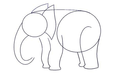 How to Draw an Elephant | Easy Drawing Guides | Elephant drawing, Guided drawing, Drawing ...