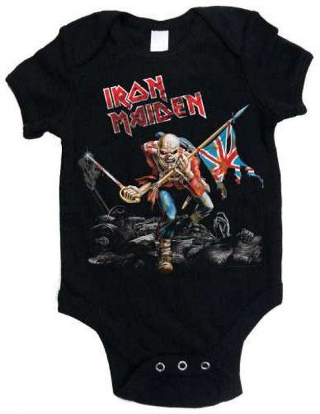 Iron Maiden Trooper Baby One Piece Bodysuit Kiditude