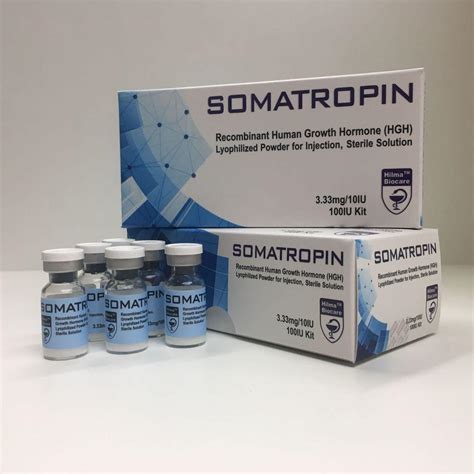 Hgh Somatropin Powder 10 Iuvial X 10 Vials 100 Iu Hilma Biocare Eu