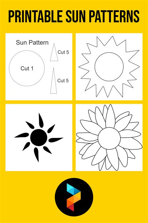 7 Best Printable Sun Patterns Pdf For Free At Printablee