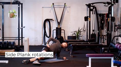 Side Plank Rotations Youtube