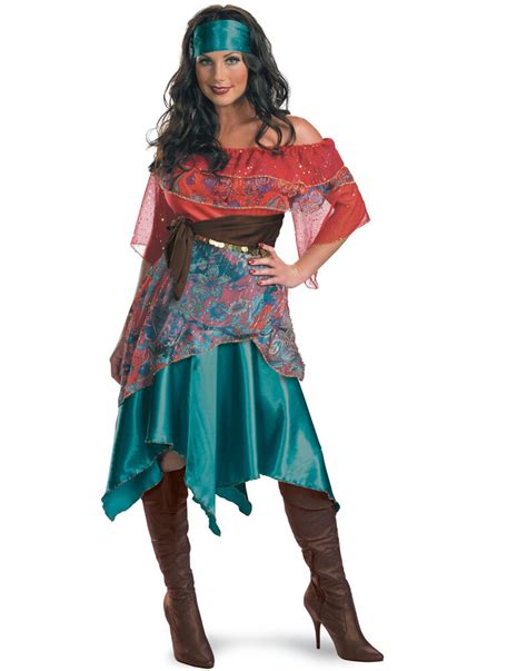 Sexy Bohemian Babe Gypsy Dress Adult Womens Halloween Costume Outfit S